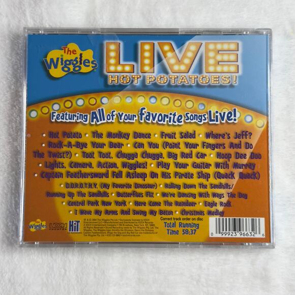 The Wiggles – Live Hot Potatoes! CD 2004 Koch Records Kids Music Family Songs - Picture 2 of 7